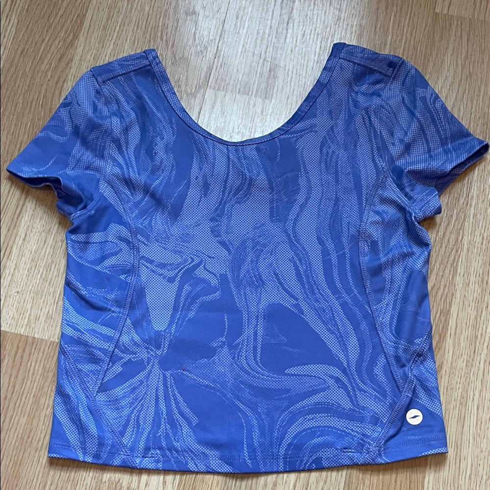 Avia Blue Short-Sleeve Performance Tee
